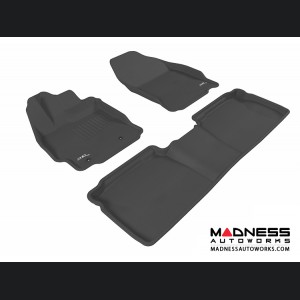 Scion TC Floor Mats (Set of 3) - Black by 3D MAXpider